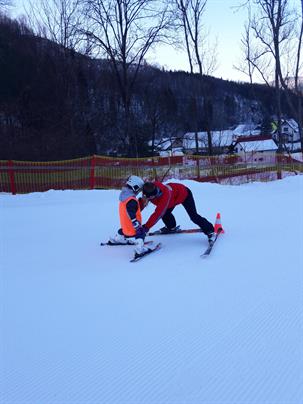 Oboznamovanie sa s lyžovaním